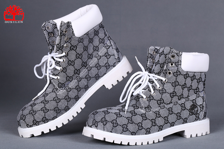 timberland noir et blanche