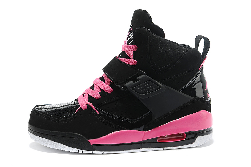 jordan fille noir et rose