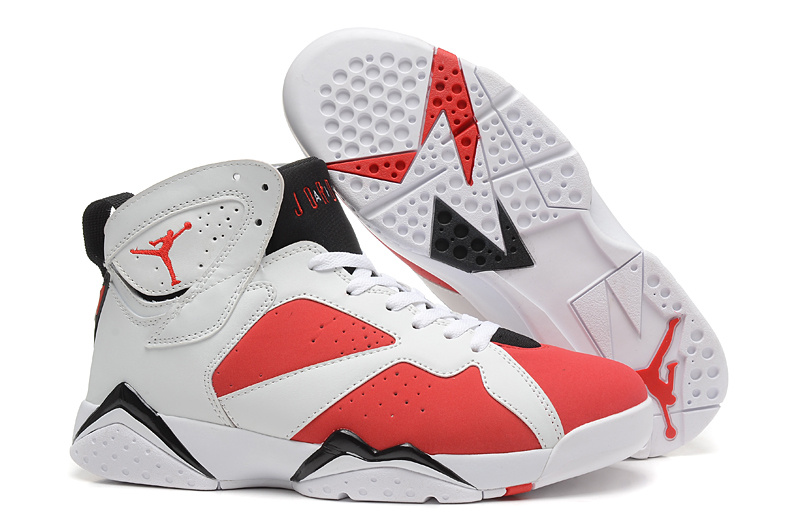 red and white nines jordans