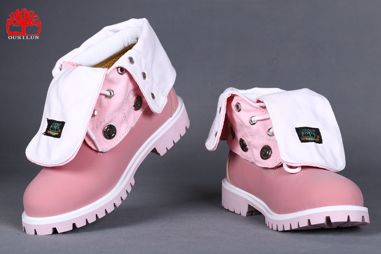 timberland rose et blanche