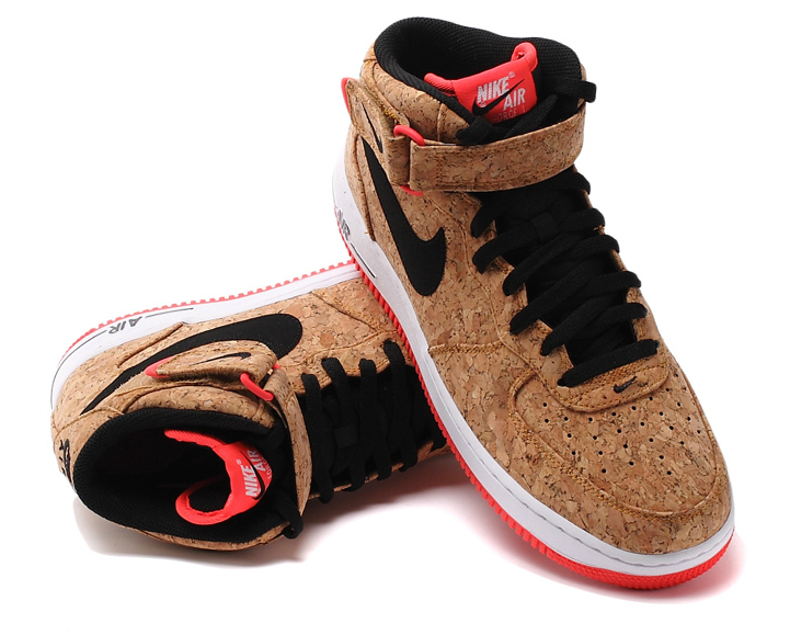 nike air force 1 mid homme brun