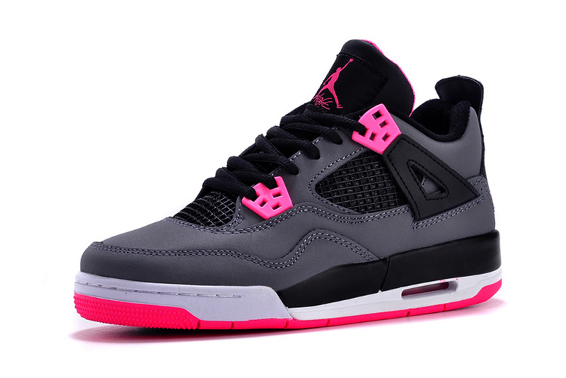 basket jordan femme grise et rose