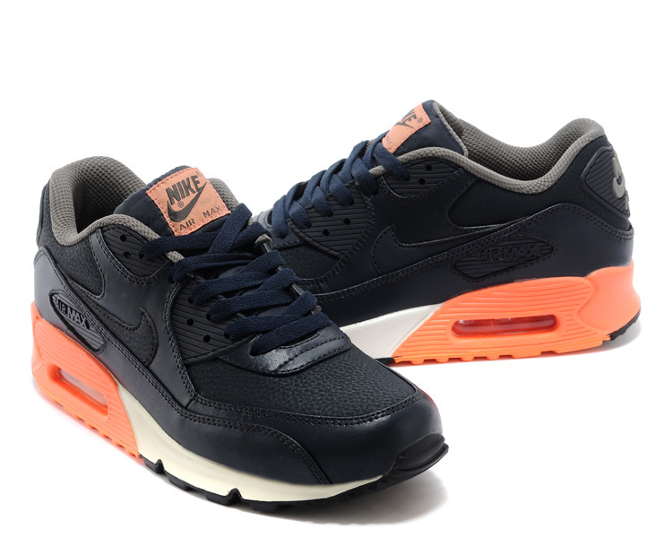 air max 90 noir orange