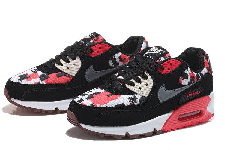 air max 90 hommes noir et rouge