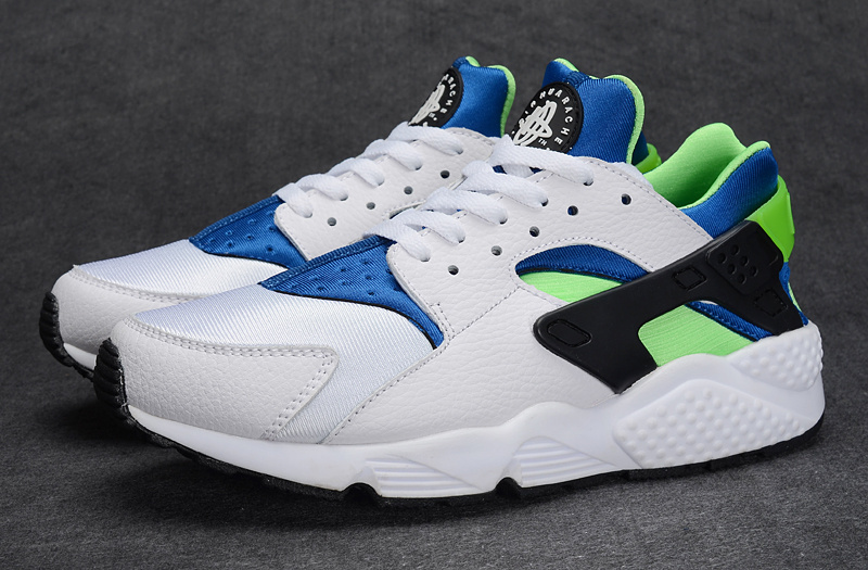 huarache montant noir et bleu