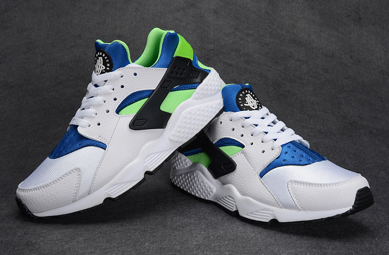 huarache vert bleu