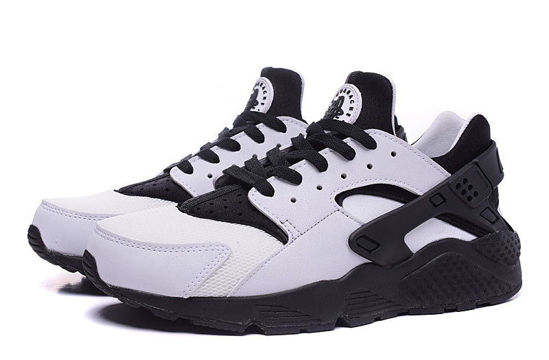 nike huarache blanche et noir