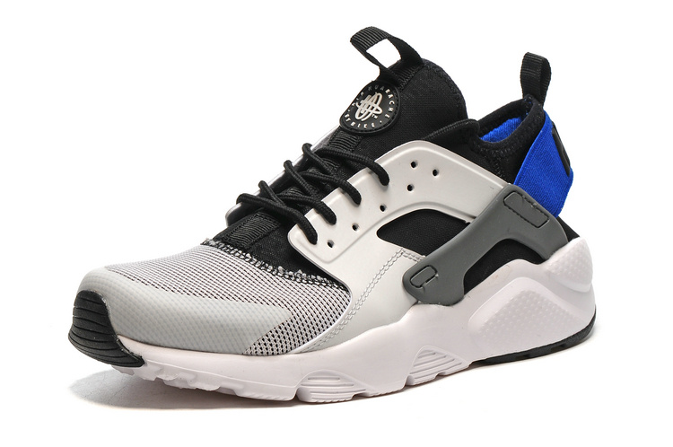 huarache montant noir et bleu