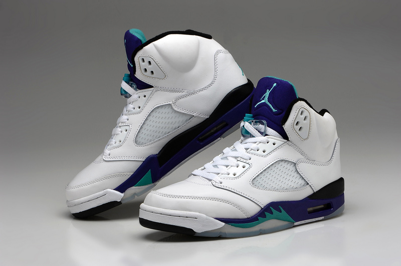 jordan retro 5 bleu